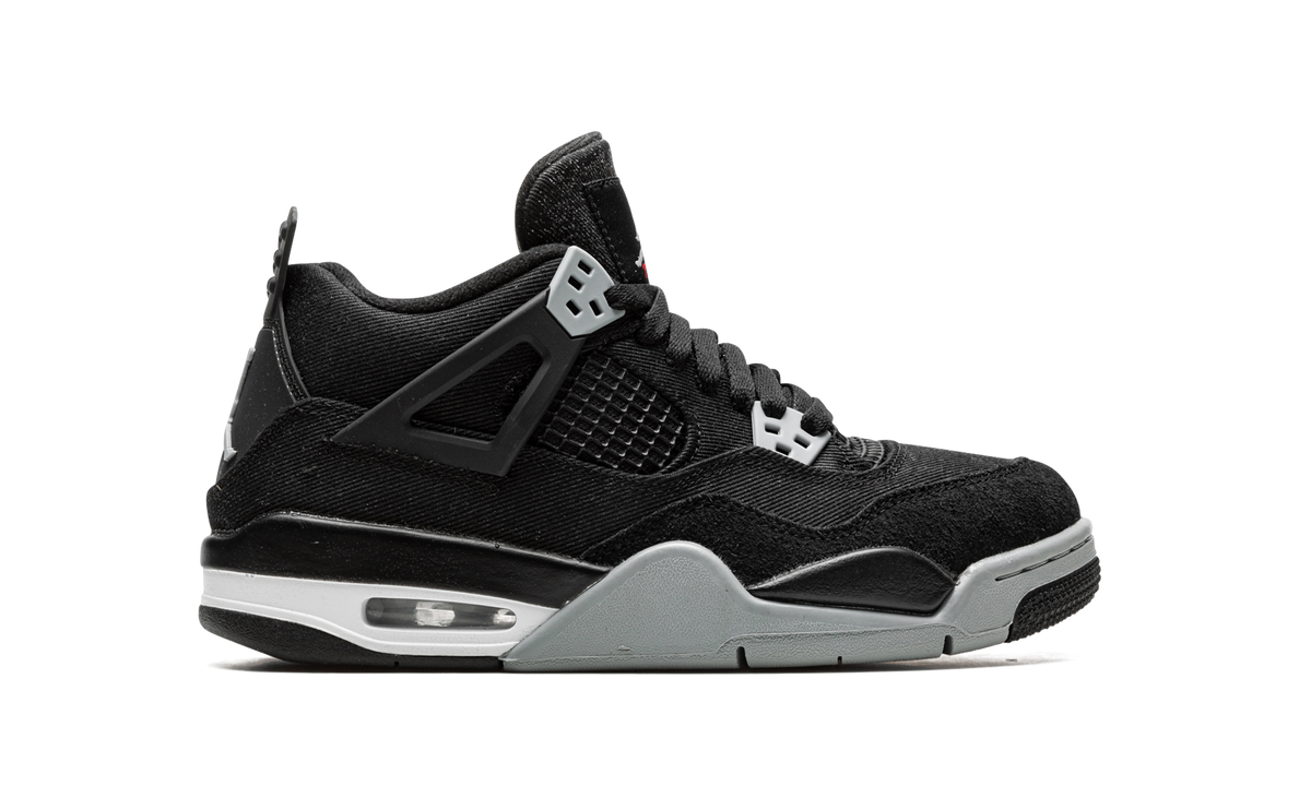 Air Jordan 4 GS Black Canvas DV0553 006